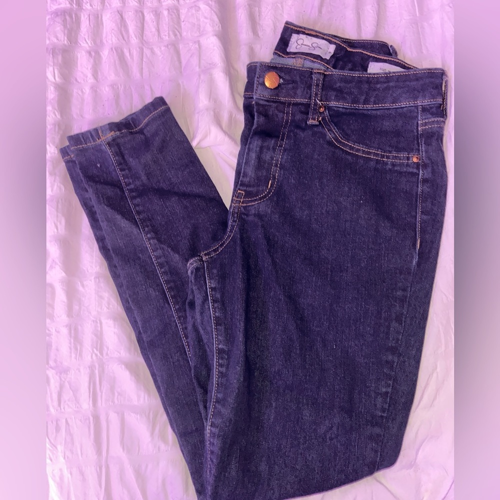 high rise skinny jeans,